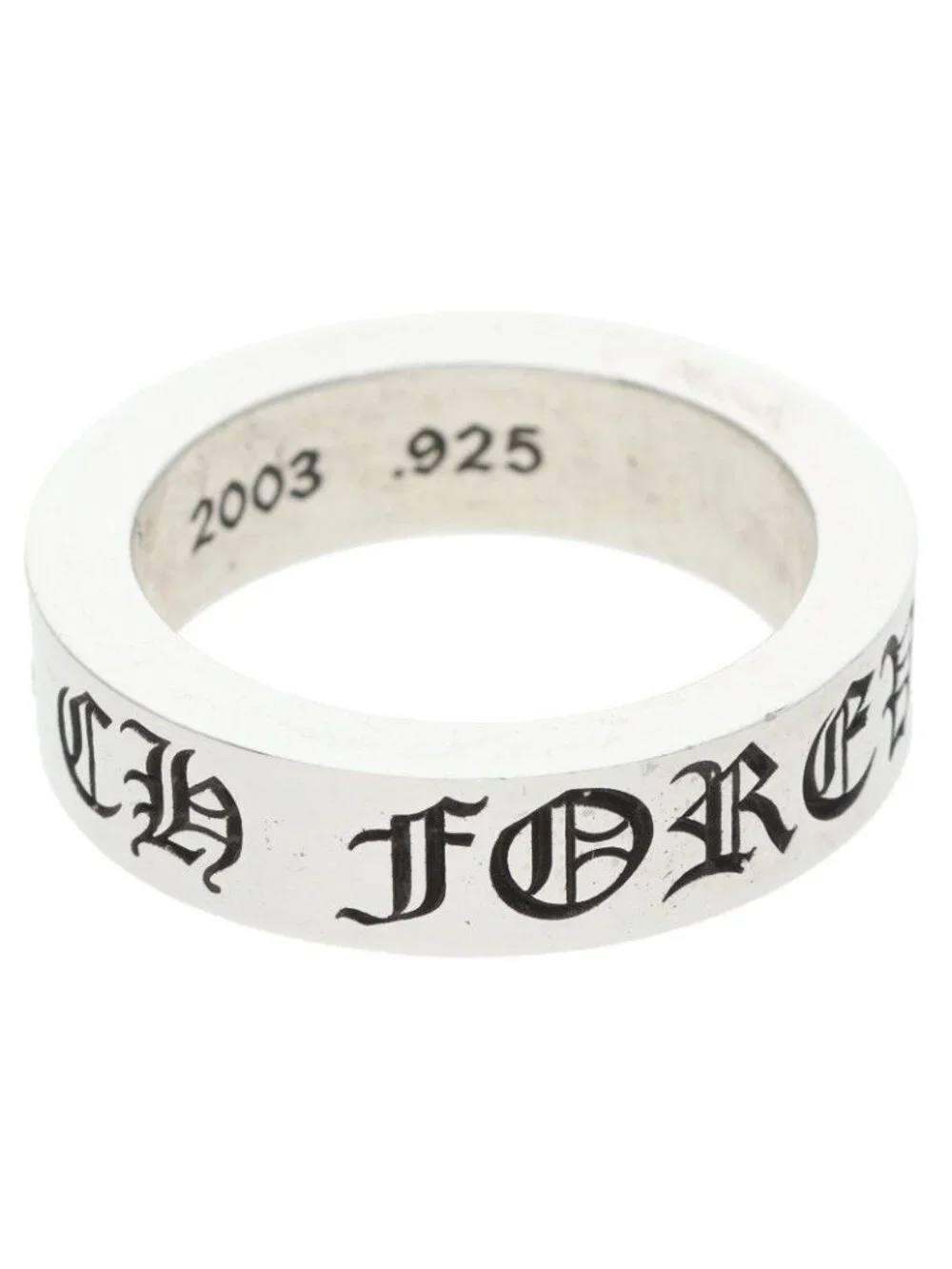 Chrome Hearts Spacer Forever Silver Ring